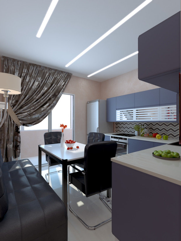 Фото из портфолио 1-ком квартира 45 м2 г. Мытищи Моск. обл – фотографии дизайна интерьеров на INMYROOM