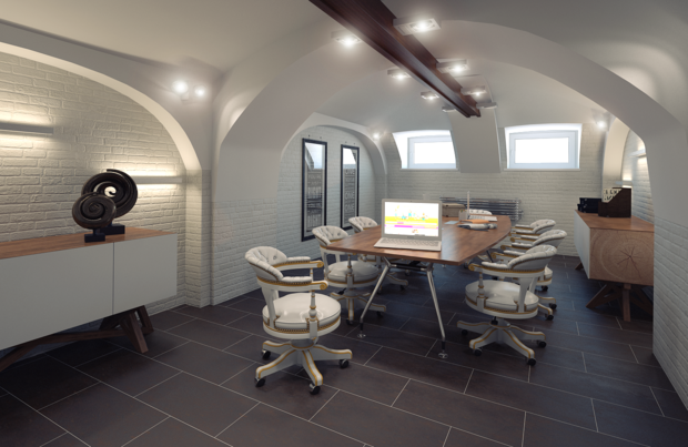 Фото из портфолио Эскиз визуализация офисных помещений – фотографии дизайна интерьеров на INMYROOM