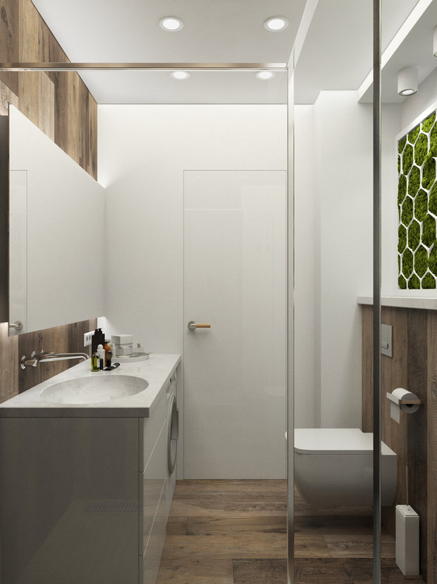 Фото из портфолио Проект "Экологичный" – фотографии дизайна интерьеров на INMYROOM