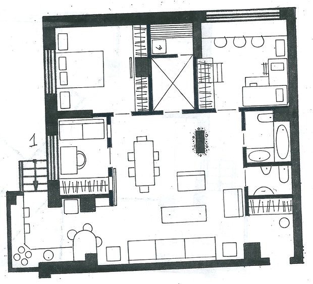 Фото из портфолио Мои перепланировки – фотографии дизайна интерьеров на INMYROOM