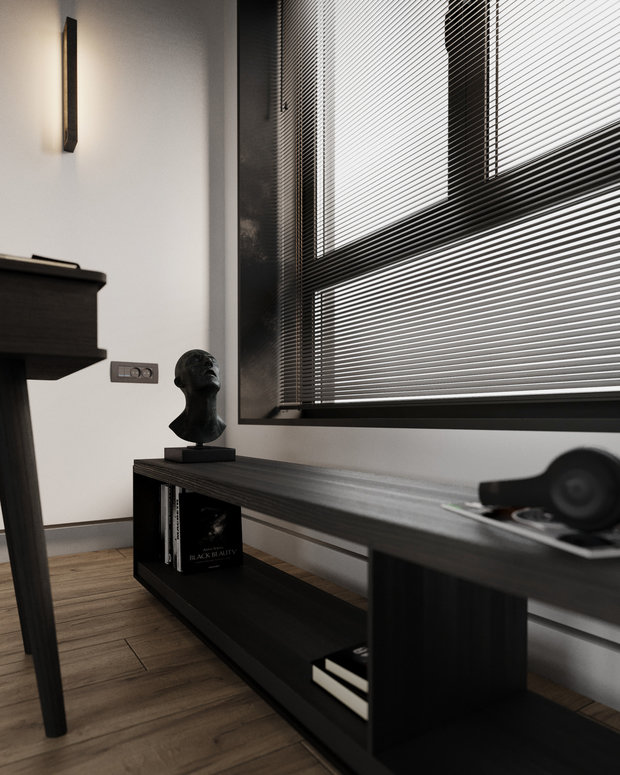 Фото из портфолио Black nord forest – фотографии дизайна интерьеров на INMYROOM