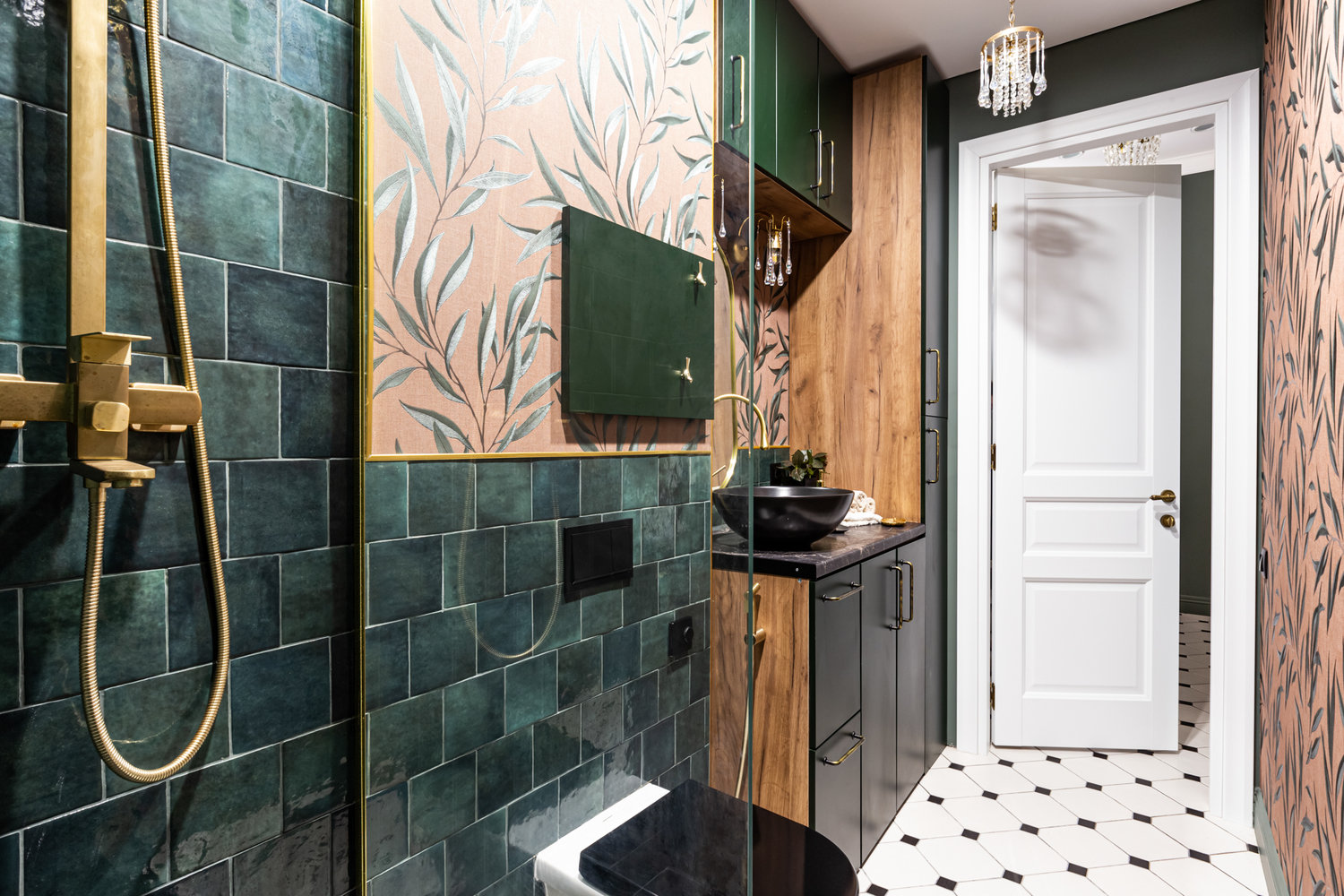 Фотография: Ванная в стиле Современный, Эклектика, Квартира, Проект недели, Санкт-Петербург, 2 комнаты, 40-60 метров, Наталья Березина – фото на INMYROOM Фотография: Ванная в стиле Современный, Эклектика, Квартира, Проект недели, Санкт-Петербург, 2 комнаты, 40-60 метров, Наталья Березина – фото на INMYROOM