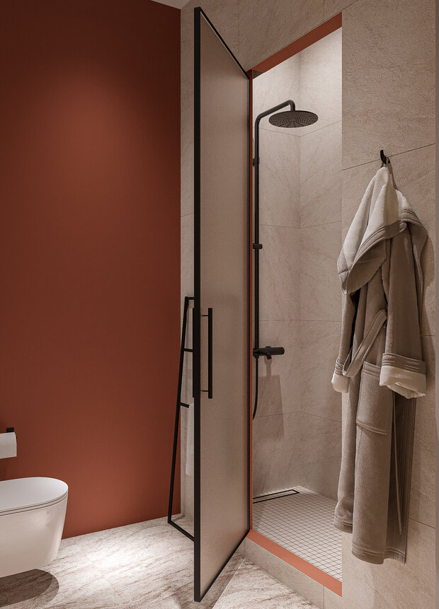 Фотография: Ванная в стиле Современный, Минимализм, Квартира, Проект недели, Санкт-Петербург, 2 комнаты, 60-90 метров, Студия дизайна Максимаджи – фото на INMYROOM