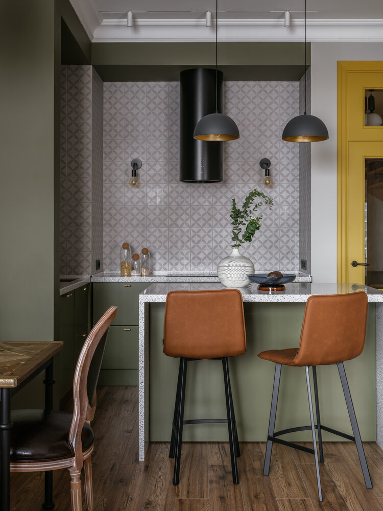 Фотография: Кухня и столовая в стиле Современный, Квартира, Проект недели, Москва, Монолитный дом, 4 и больше, Более 90 метров, Кристина Чернова – фото на INMYROOM Фотография: Кухня и столовая в стиле Современный, Квартира, Проект недели, Москва, Монолитный дом, 4 и больше, Более 90 метров, Кристина Чернова – фото на INMYROOM