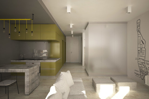 Фото из портфолио Куб – фотографии дизайна интерьеров на INMYROOM