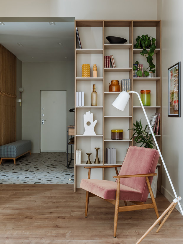 Фотография: Гостиная в стиле Современный, Квартира, Проект недели, Москва, 4 и больше, Более 90 метров, SOVA Interiors – фото на INMYROOM