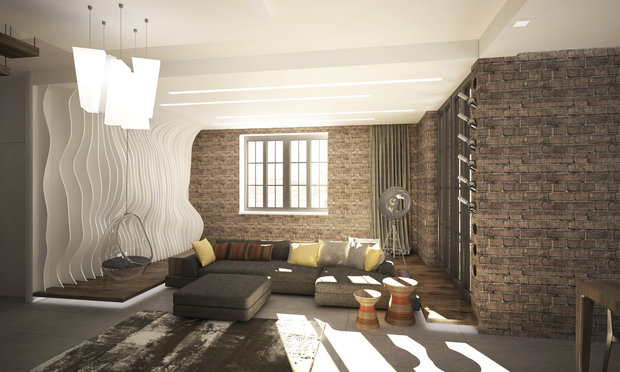 Фото из портфолио Дерево и цемент – фотографии дизайна интерьеров на INMYROOM