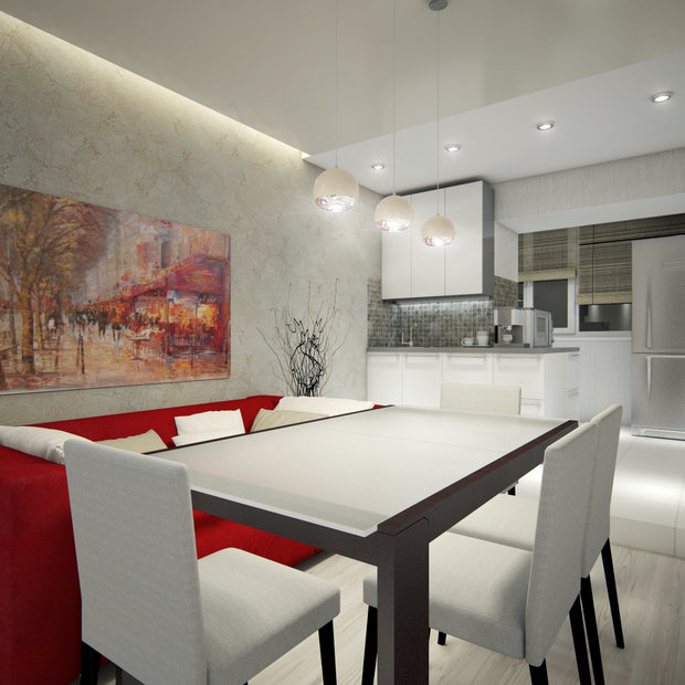 Фотография: Кухня и столовая в стиле Скандинавский, Современный – фото на INMYROOM
