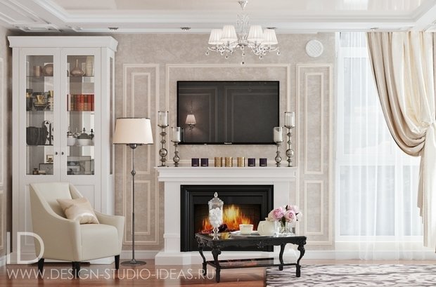 Фото из портфолио ЭЛЕГАНТНАЯ НЕОКЛАССИКА В СИМФЕРОПОЛЕ, 71 м² – фотографии дизайна интерьеров на INMYROOM