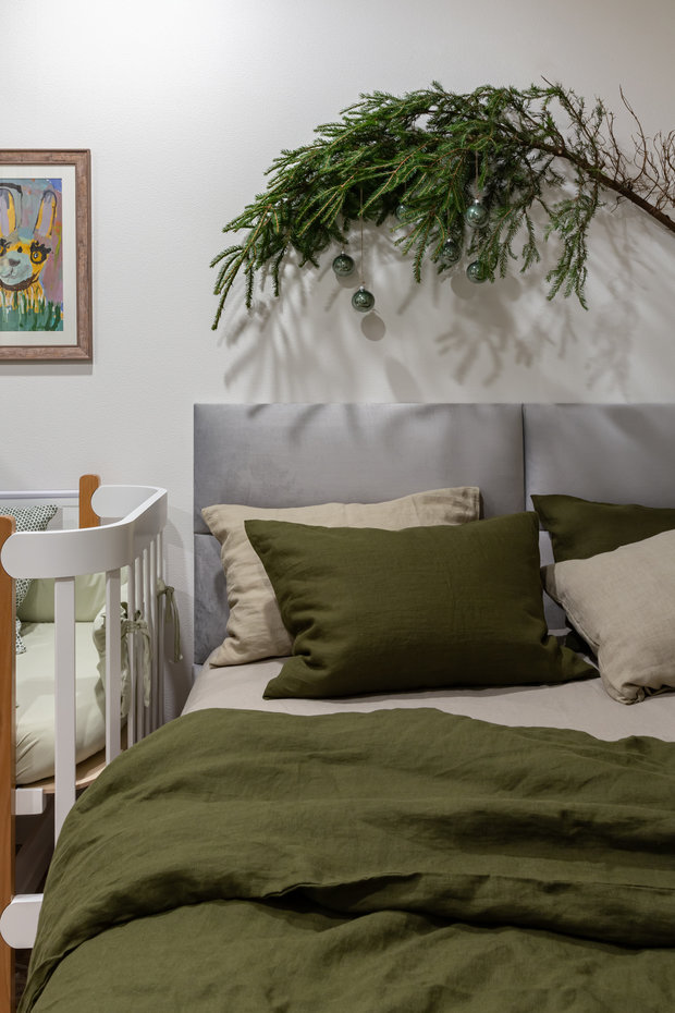 Фотография: Спальня в стиле Современный, Квартира, Проект недели, Москва, 2 комнаты, 40-60 метров, Виктория Вишневская – фото на INMYROOM