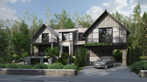 Фото из портфолио Дом Николина Гора  – фотографии дизайна интерьеров на INMYROOM