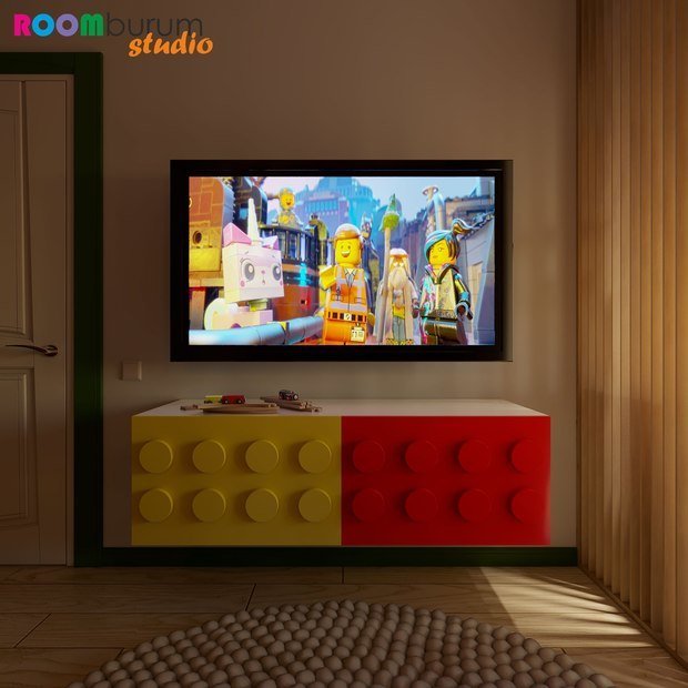 Фото из портфолио Детская в стиле LEGO – фотографии дизайна интерьеров на INMYROOM