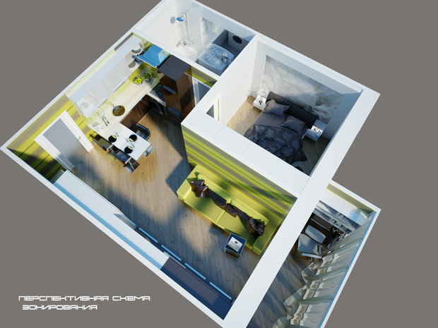 Фото из портфолио Квартира  – фотографии дизайна интерьеров на INMYROOM