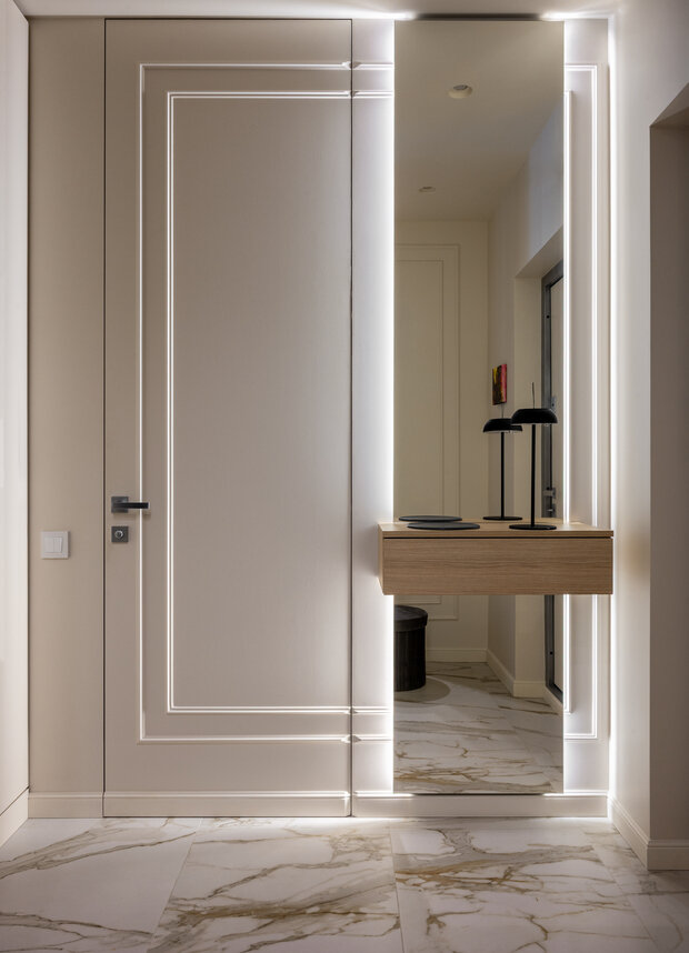 Фотография: Прихожая в стиле Современный, Малогабаритная квартира, Квартира, Проект дня, Минск, 1 комната, до 40 метров – фото на INMYROOM