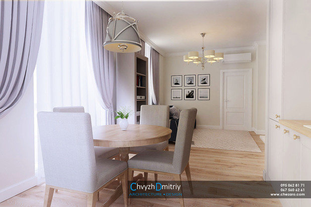 Фото из портфолио Квартира с камином – фотографии дизайна интерьеров на INMYROOM