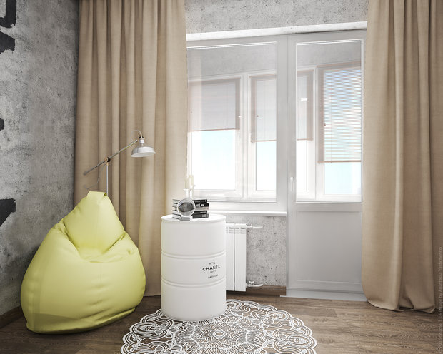 Фото из портфолио Женский лофт – фотографии дизайна интерьеров на INMYROOM