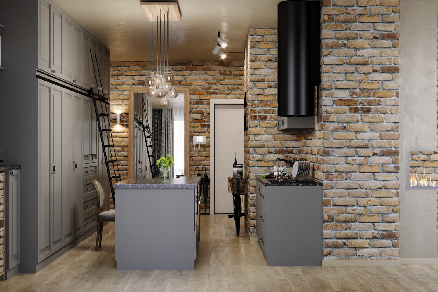 Фото из портфолио 4-хкомнатная квартира в ЖК Ботаника – фотографии дизайна интерьеров на INMYROOM Фото из портфолио 4-хкомнатная квартира в ЖК Ботаника – фотографии дизайна интерьеров на INMYROOM