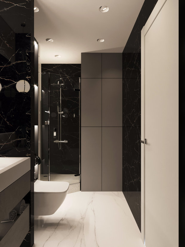Фото из портфолио Ванная комната ЖК Династия – фотографии дизайна интерьеров на INMYROOM