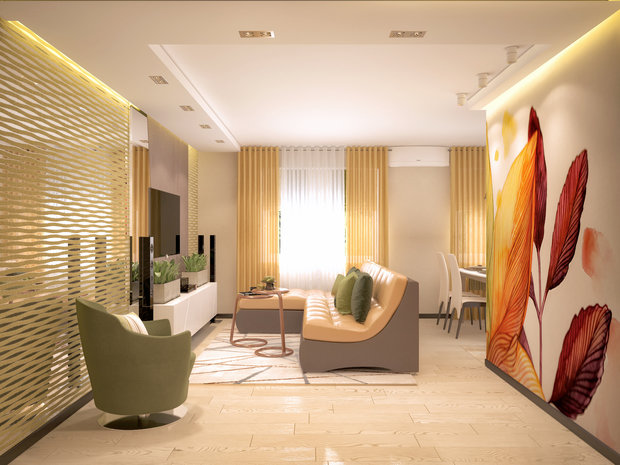 Фото из портфолио ЖК Европейский, 78 м2 – фотографии дизайна интерьеров на INMYROOM
