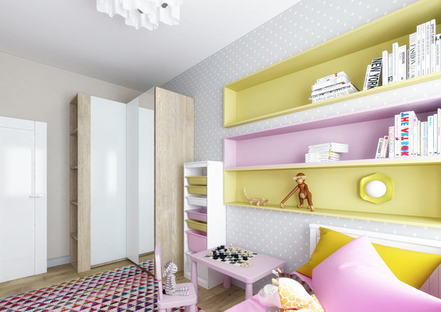 Фото из портфолио Квартира для молодой семьи – фотографии дизайна интерьеров на INMYROOM