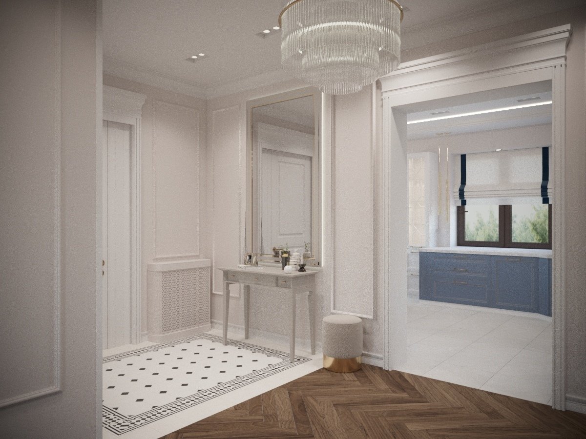 Фото из портфолио Интерьер дома в неоклассическом стиле – фотографии дизайна интерьеров на INMYROOM Фото из портфолио Интерьер дома в неоклассическом стиле – фотографии дизайна интерьеров на INMYROOM