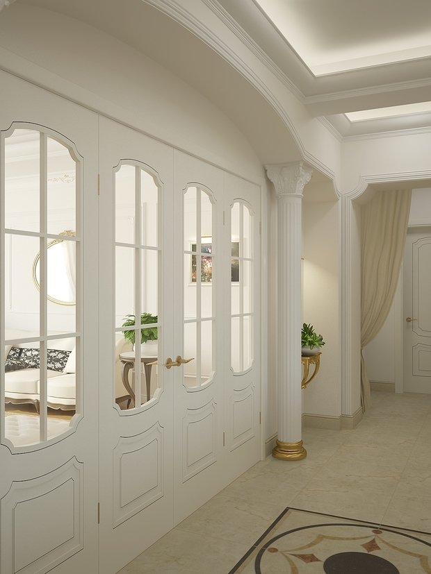 Фото из портфолио классический коридор прихожая – фотографии дизайна интерьеров на INMYROOM