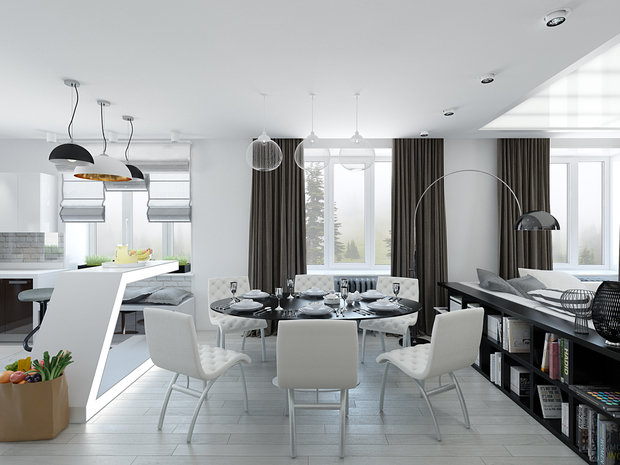 Фото из портфолио Лофт – фотографии дизайна интерьеров на INMYROOM