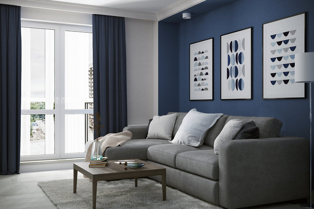 Фотография: Гостиная в стиле Современный, Квартира, Проект недели, Минск, 3 комнаты, 60-90 метров, Protena – фото на INMYROOM