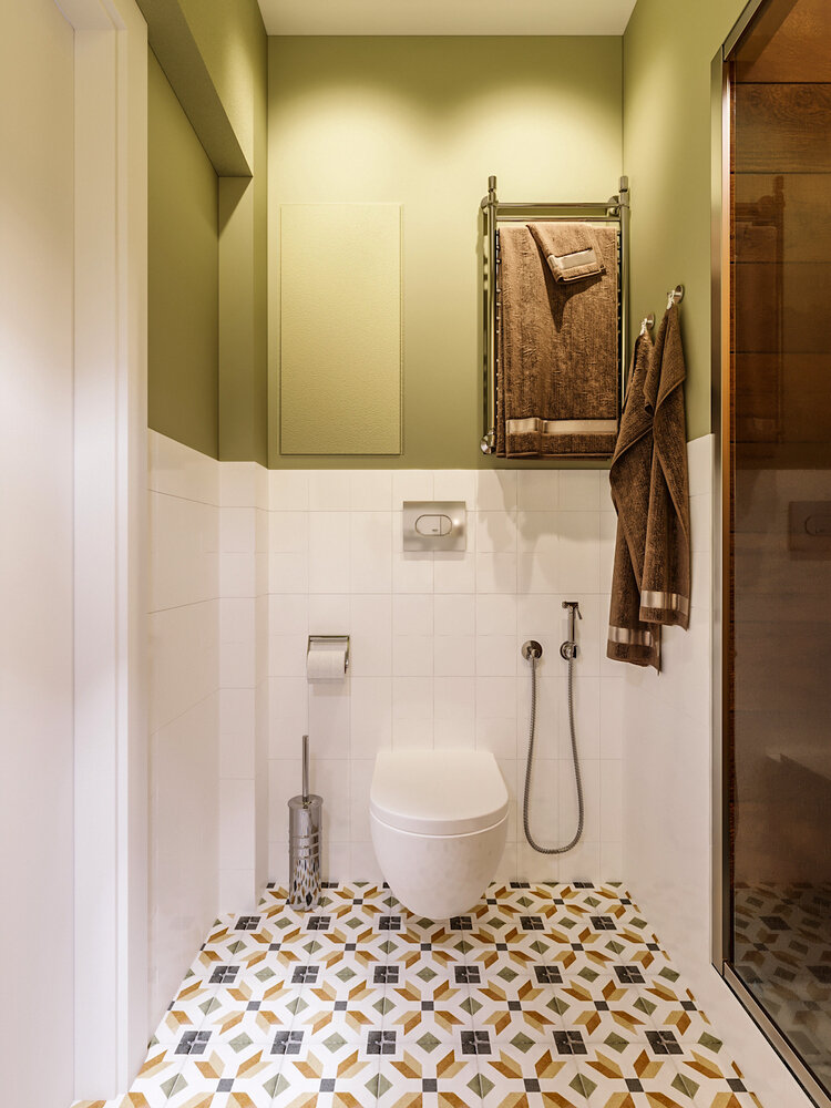 Фотография: Ванная в стиле Современный, Квартира, Проект недели, Москва, 3 комнаты, Более 90 метров, Наталия Васильева – фото на INMYROOM