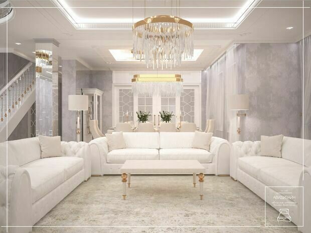 Фото из портфолио Дом в неоклассике. – фотографии дизайна интерьеров на INMYROOM