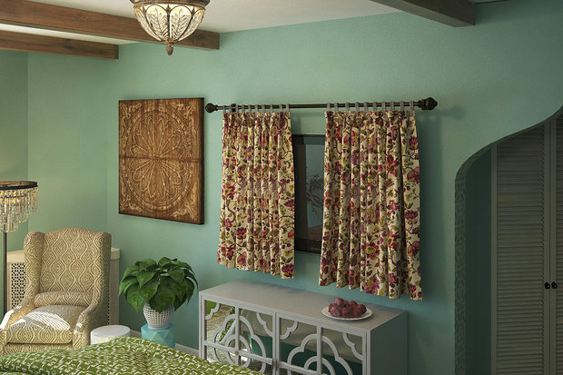 Фото из портфолио Эклектика в бирюзовых тонах – фотографии дизайна интерьеров на INMYROOM