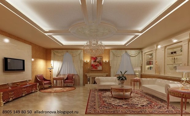 Фото из портфолио Дизайн гостиной в стиле Роберта Адама. – фотографии дизайна интерьеров на INMYROOM