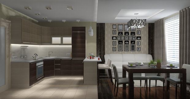 Фото из портфолио Кухни и Столовые – фотографии дизайна интерьеров на INMYROOM
