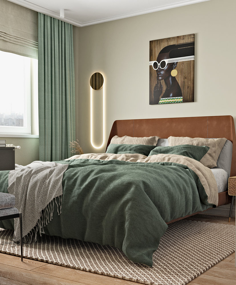 Фотография: Спальня в стиле Современный, Квартира, Проект недели, Москва, 2 комнаты, 40-60 метров, SKStudio – фото на INMYROOM Фотография: Спальня в стиле Современный, Квартира, Проект недели, Москва, 2 комнаты, 40-60 метров, SKStudio – фото на INMYROOM