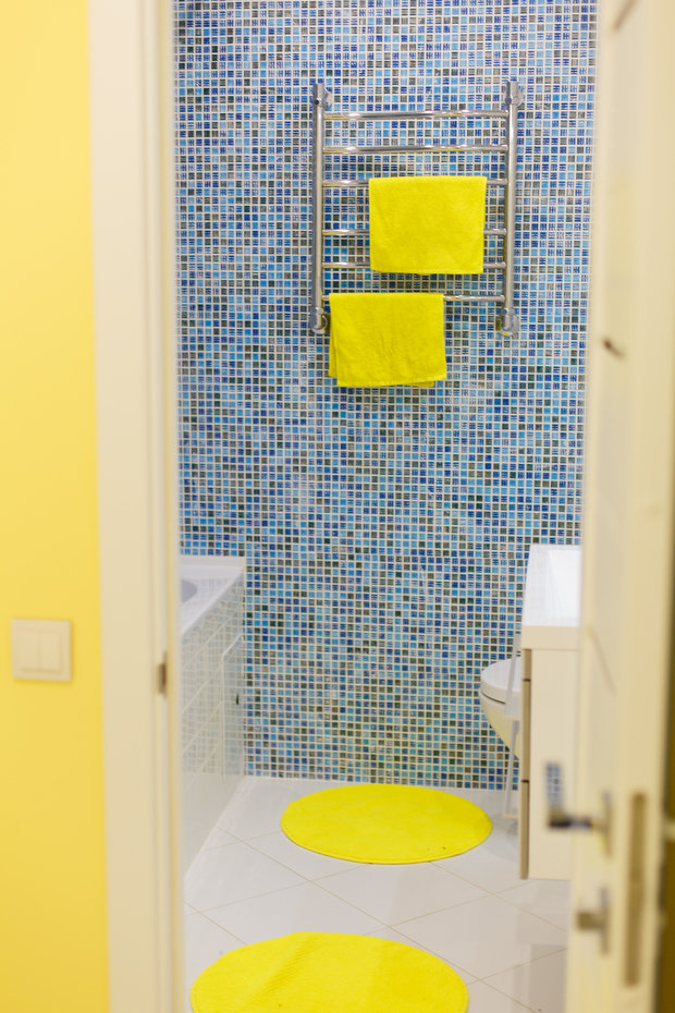 Фотография: Ванная в стиле Современный, Квартира, Студия, Проект недели, Ирина Собыленская, новостройка, Сергиев Посад – фото на INMYROOM