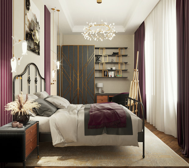 Фото из портфолио Cпальни – фотографии дизайна интерьеров на INMYROOM