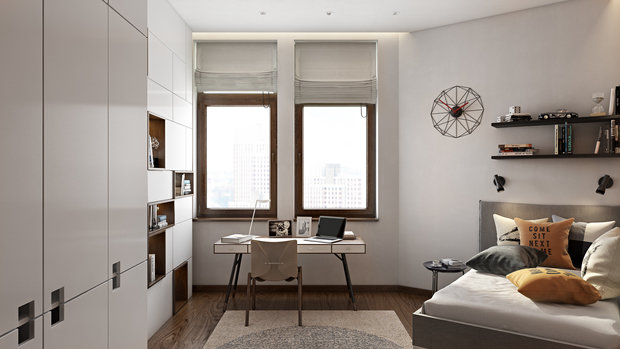 Фото из портфолио Фьюжн на Заозёрной – фотографии дизайна интерьеров на INMYROOM