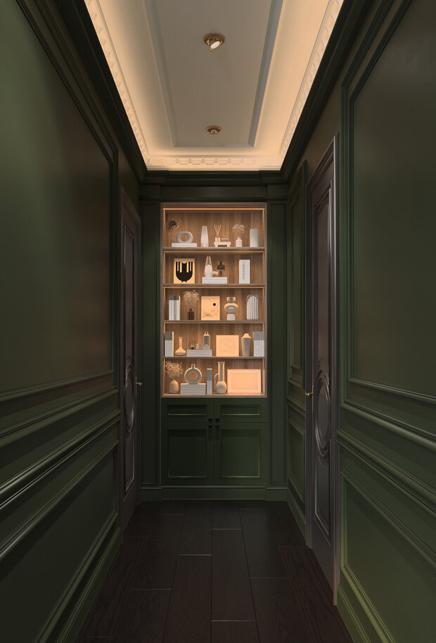 Фото из портфолио Дизайн интерьера квартиры в ЖК «NEVA HAUS (Нева Хаус)» в классическом стиле – фотографии дизайна интерьеров на INMYROOM