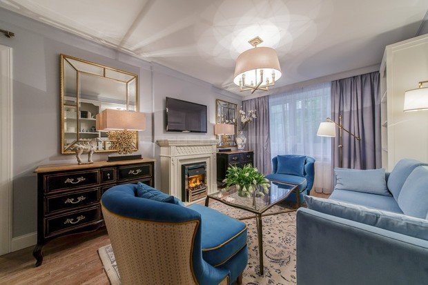 Фотография: Гостиная в стиле Прованс и Кантри, Декор интерьера, Декор дома, Зеркала – фото на INMYROOM