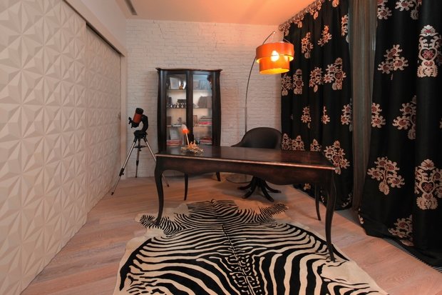 Фотография: Офис в стиле Скандинавский, Современный, Эклектика, Квартира, Дома и квартиры, Москва, Фьюжн – фото на INMYROOM