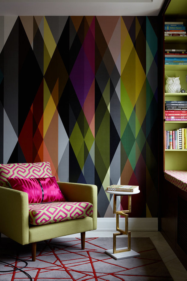 Фотография: Мебель и свет в стиле Современный, Эклектика, Квартира, Проект недели, Москва, 4 и больше, Более 90 метров, Монолитно-кирпичный, Марина Жукова – фото на INMYROOM