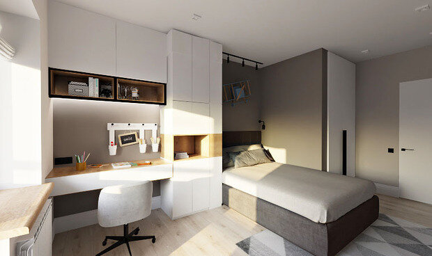 Фото из портфолио Квартира Академгородок – фотографии дизайна интерьеров на INMYROOM