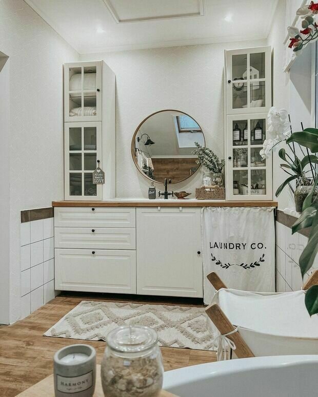 Фотография: Ванная в стиле Прованс и Кантри, Ремонт на практике – фото на INMYROOM