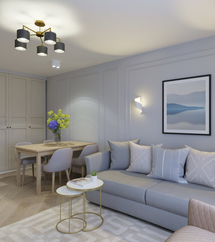 Фотография: Гостиная в стиле Современный, Квартира, Проект недели, Москва, Бежевый, Серый, ИКЕА, Панельный дом, 3 комнаты, 60-90 метров, Ольга Артамцева – фото на INMYROOM Фотография: Гостиная в стиле Современный, Квартира, Проект недели, Москва, Бежевый, Серый, ИКЕА, Панельный дом, 3 комнаты, 60-90 метров, Ольга Артамцева – фото на INMYROOM