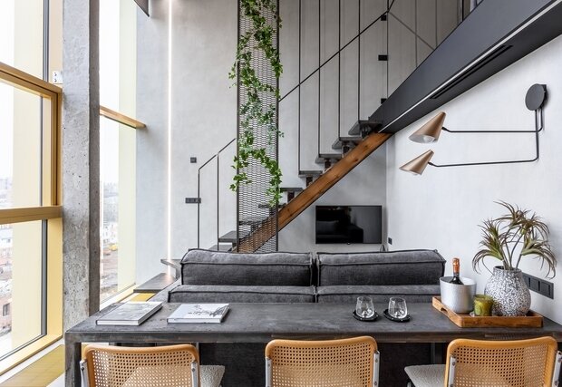 Фотография: Гостиная в стиле Современный, Эко, Квартира, Проект недели, Москва, 2 комнаты, 40-60 метров, Studio36, Ольга Исаева – фото на INMYROOM