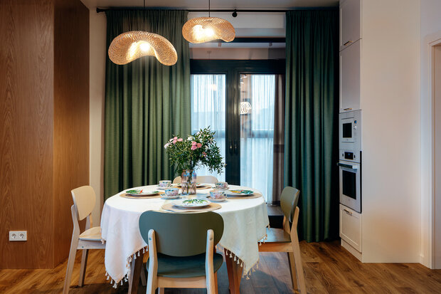 Фотография: Кухня и столовая в стиле Современный, Эклектика, Квартира, Проект дня, Эко, Блочный дом, 4 и больше, 60-90 метров, Анна Терентьева – фото на INMYROOM