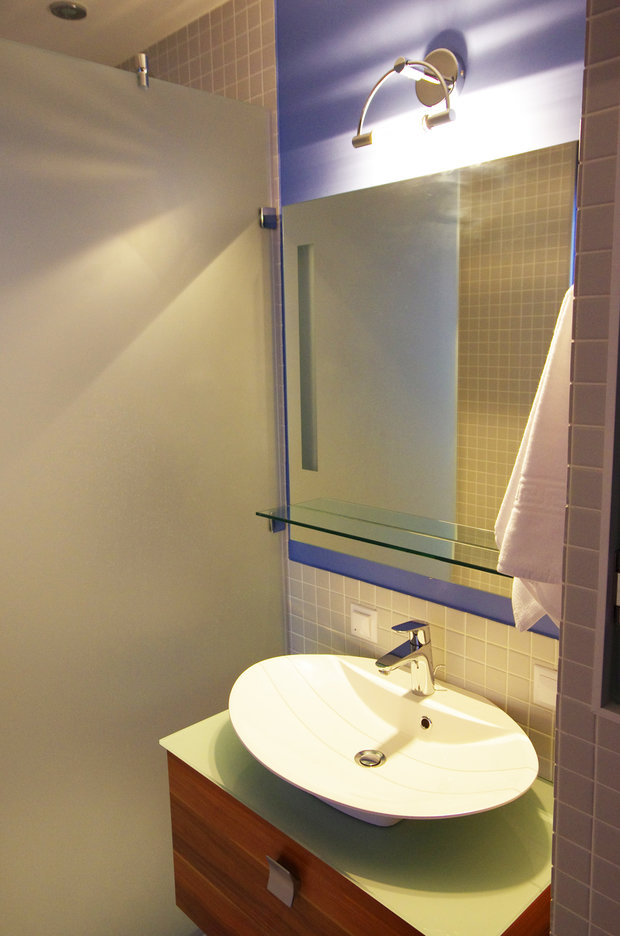 Фотография: Ванная в стиле Современный, Хай-тек, Квартира, Дома и квартиры, Проект недели – фото на INMYROOM