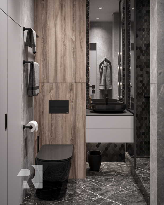 Фото из портфолио Евродвушка в современном стиле – фотографии дизайна интерьеров на INMYROOM