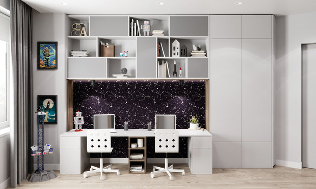 Фото из портфолио Детская 16,8 кв.м. – фотографии дизайна интерьеров на INMYROOM