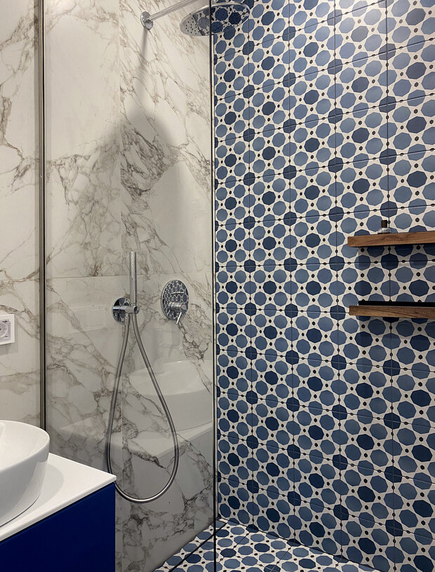 Интерьер ванной в стиле современный
